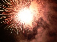 Feux d'artifices > Unieux - 25 août 2006