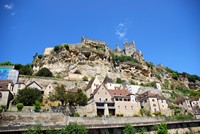 Voyages - Séjours > Périgord - Mai 2009 > Beynac et Cazenac depuis une gabarre sur la Dordogne