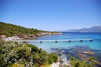 Voyages - Séjours > Cap Corse - Mai 2010 > Arrivée à la plage de Saleccia dans le désert des Agriates